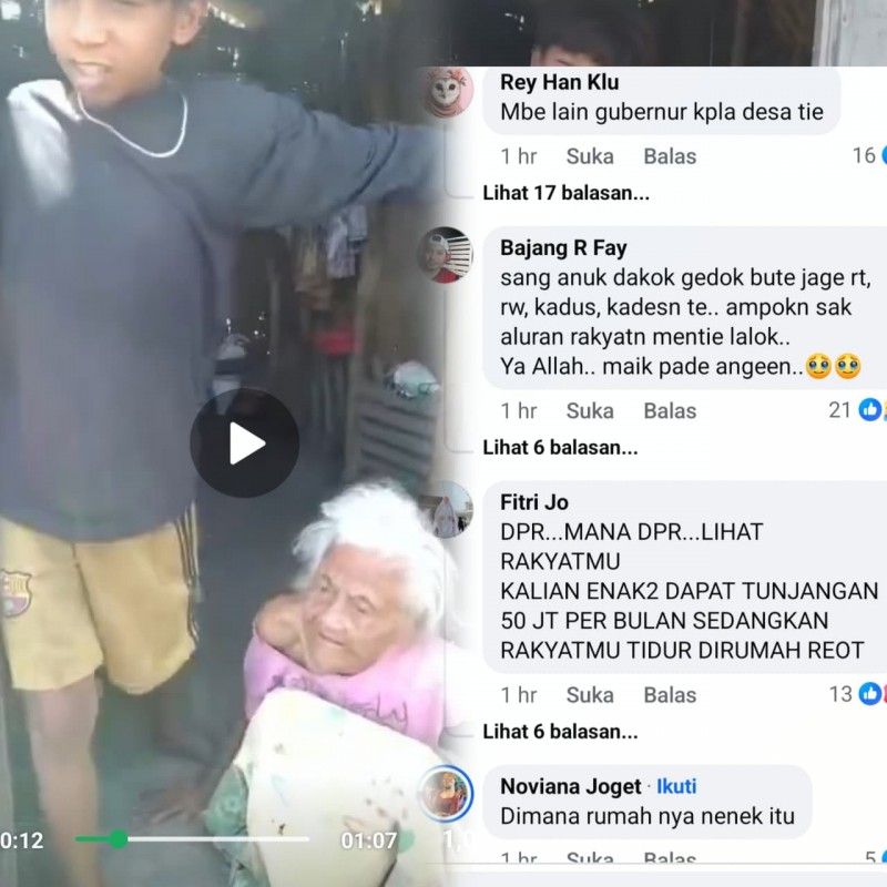 Tanggapan Warganet Terkait Warga Kecamatan Jerowaru yang Viral di Medsos dan Butuh Bantuan Hingga Sabtu (13/9/2025)
